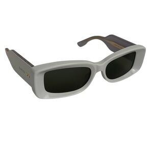 Gucci Square Shiny Pastel Light Blue Recycled Acetate Sunglasses GG1528S-004